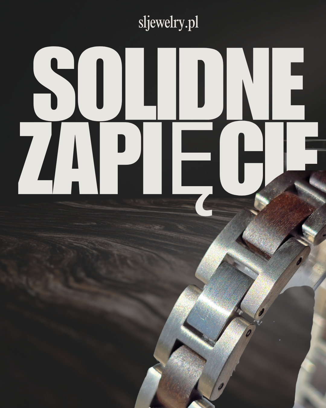 Męska bransoletka z drewna i stali nierdzewnej w pudełku prezentowym IronOak — ekskluzywny dodatek dla pewnych siebie mężczyzn